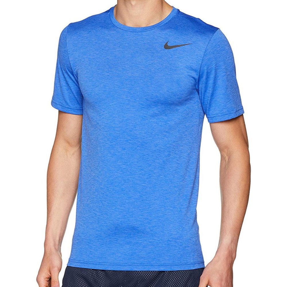 Nike  Dri-Fit Mens Blue Short Sleeve Shirt Size L